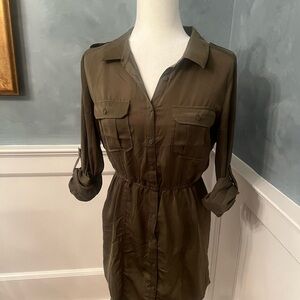 Olive colored BDG dress in size Medium.